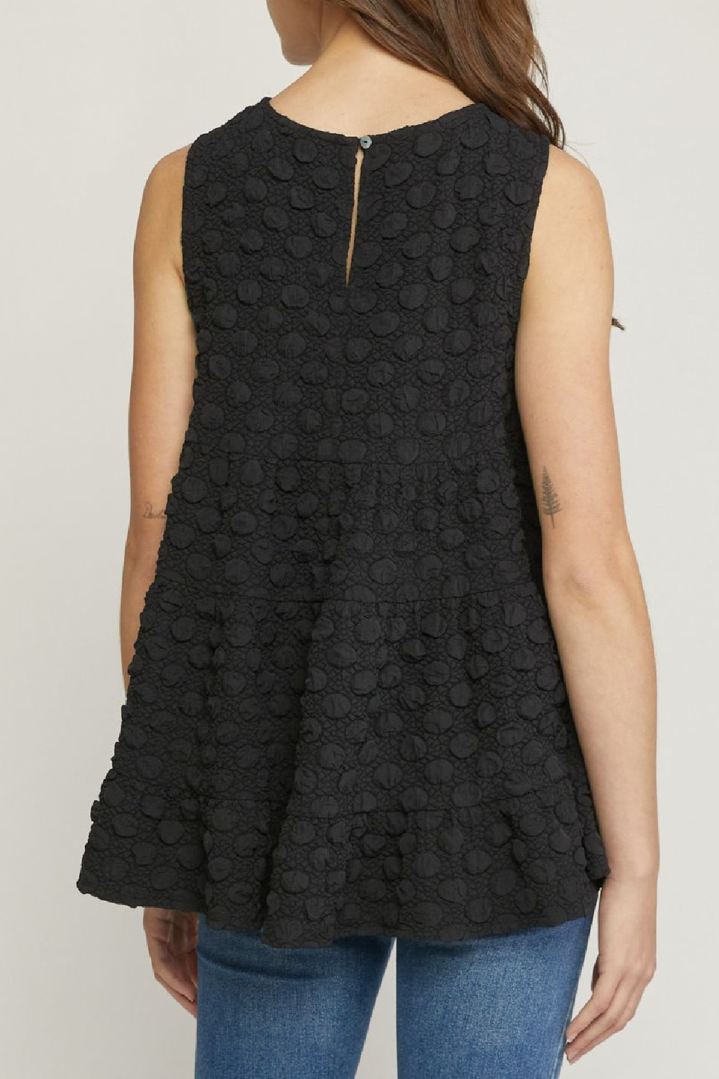 Entro Textured tiered top