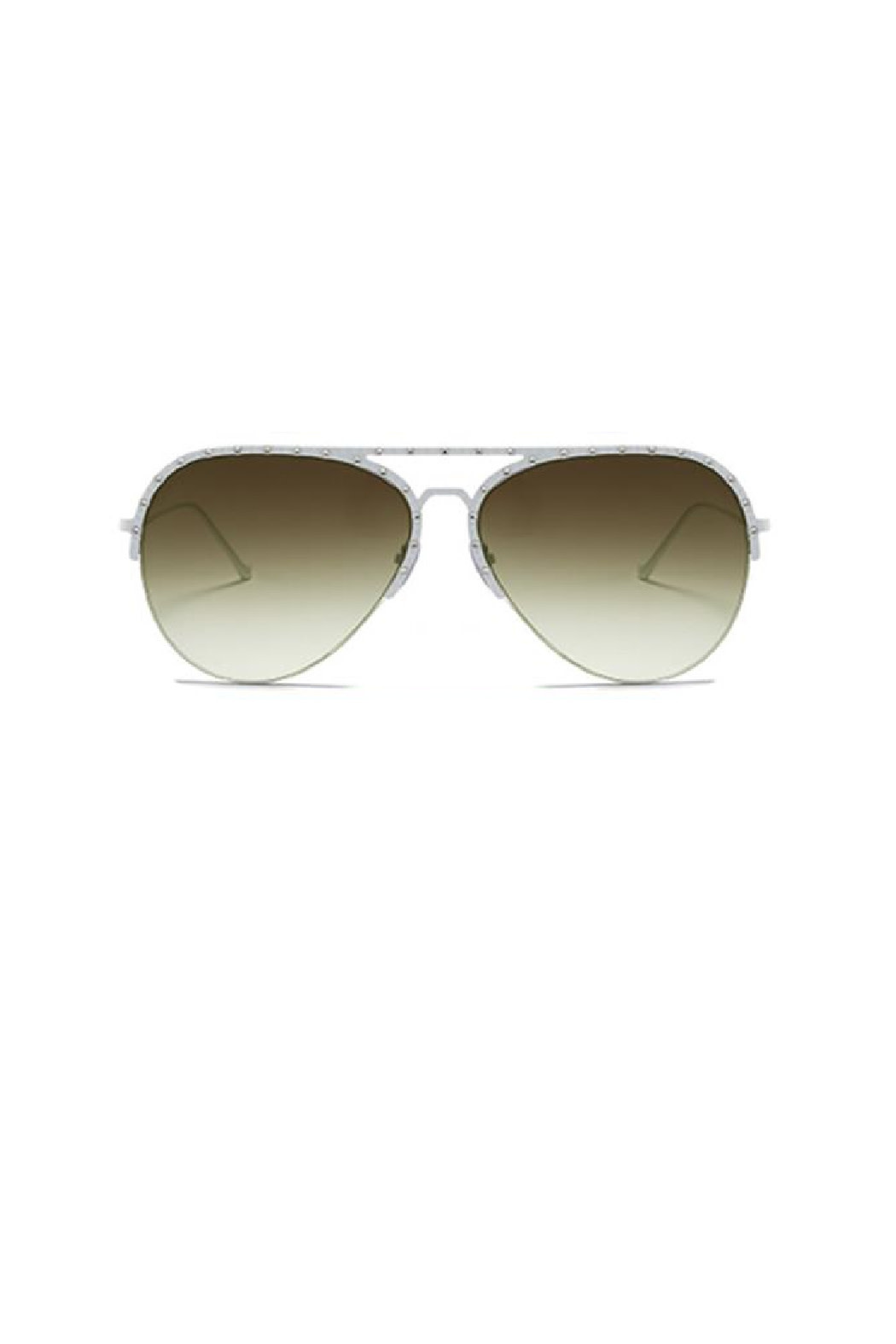 Trend Boutique Aviator Studded Sunglasses