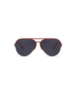 Trend Boutique Aviator Studded Sunglasses