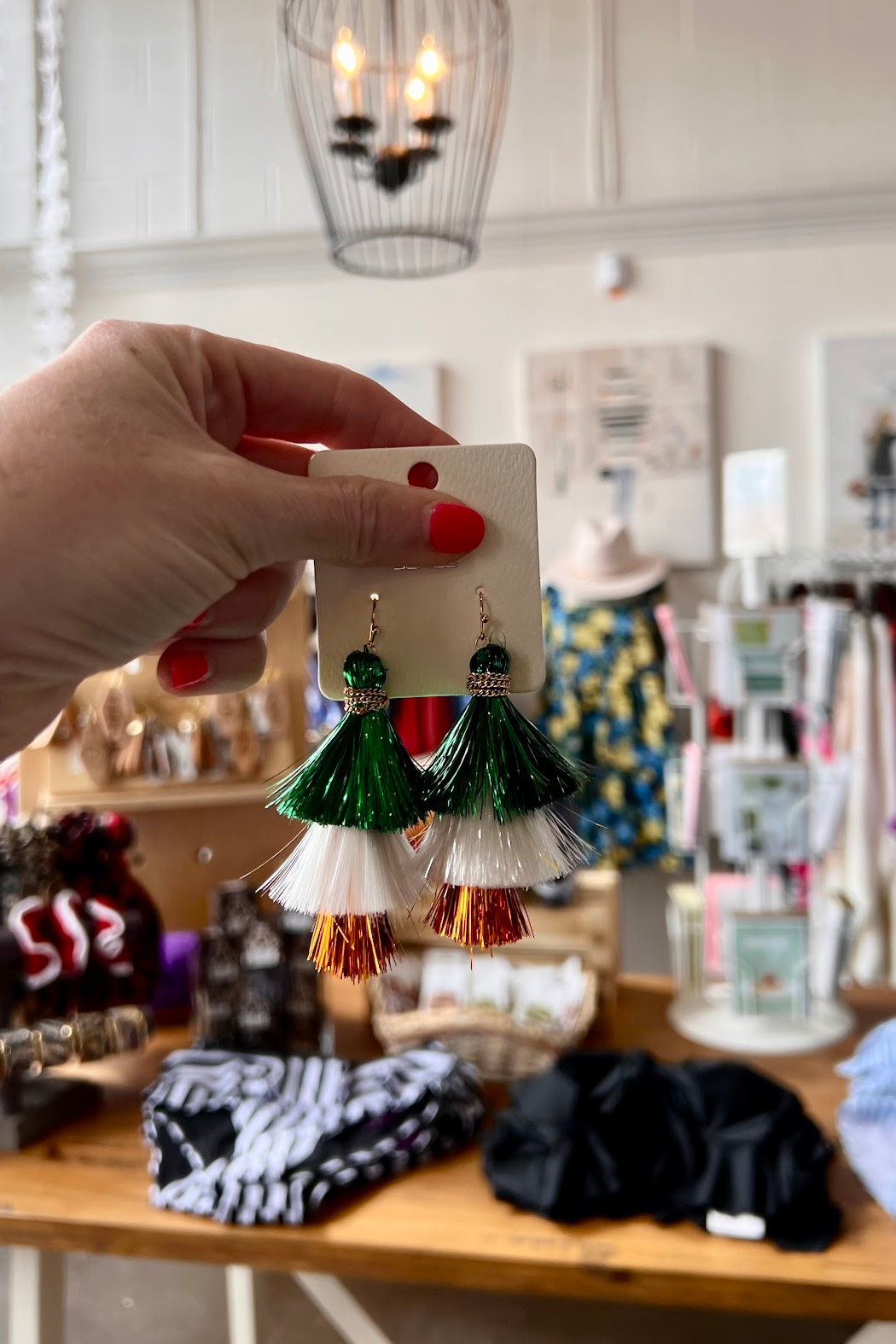 Trend Boutique Irish Tassel Earrings