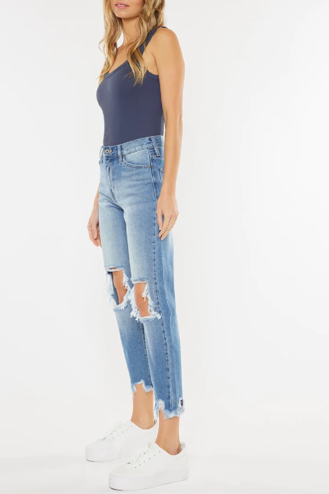 KanCan High Rise Rigid Denim
