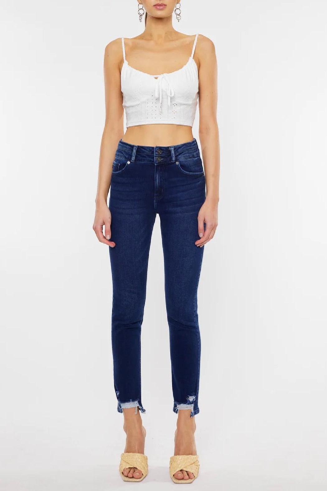 KanCan High Rise Straight Skinny