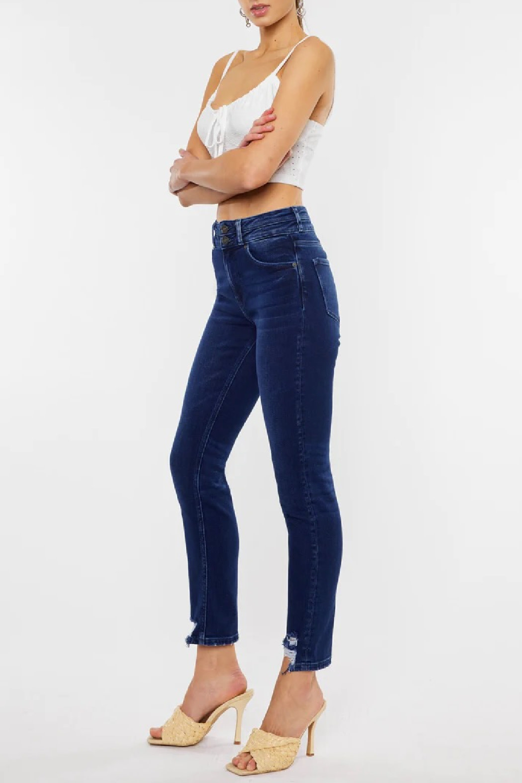 KanCan High Rise Straight Skinny