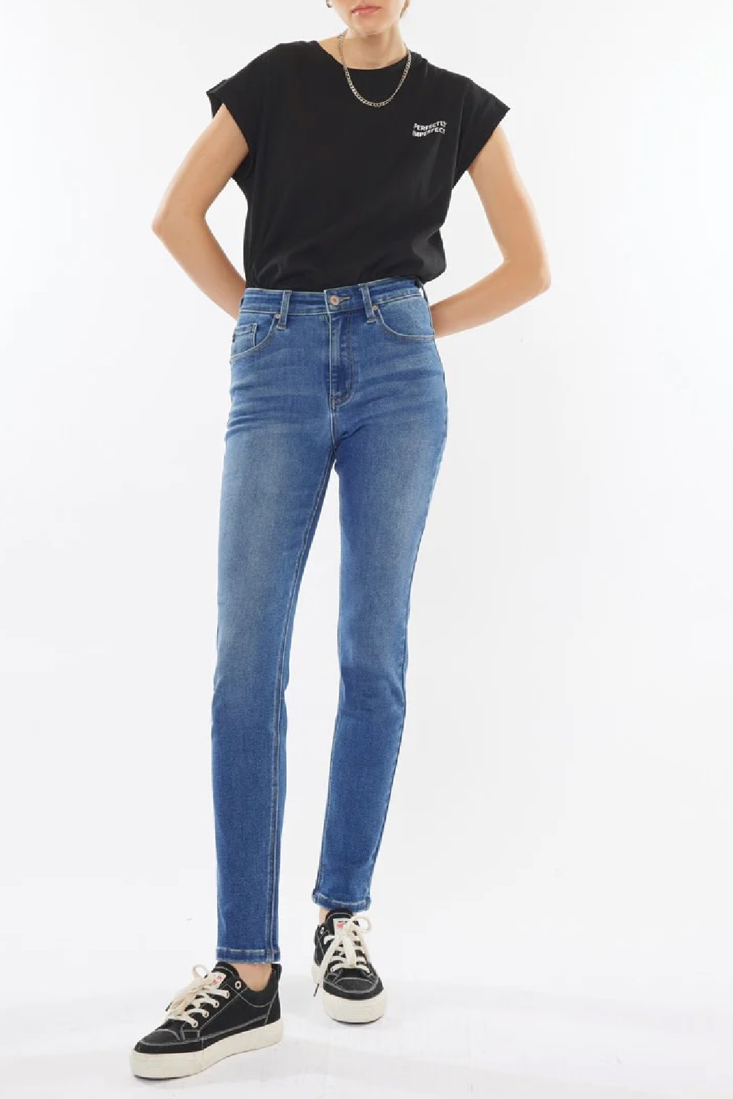 KanCan High Rise Clean Denim