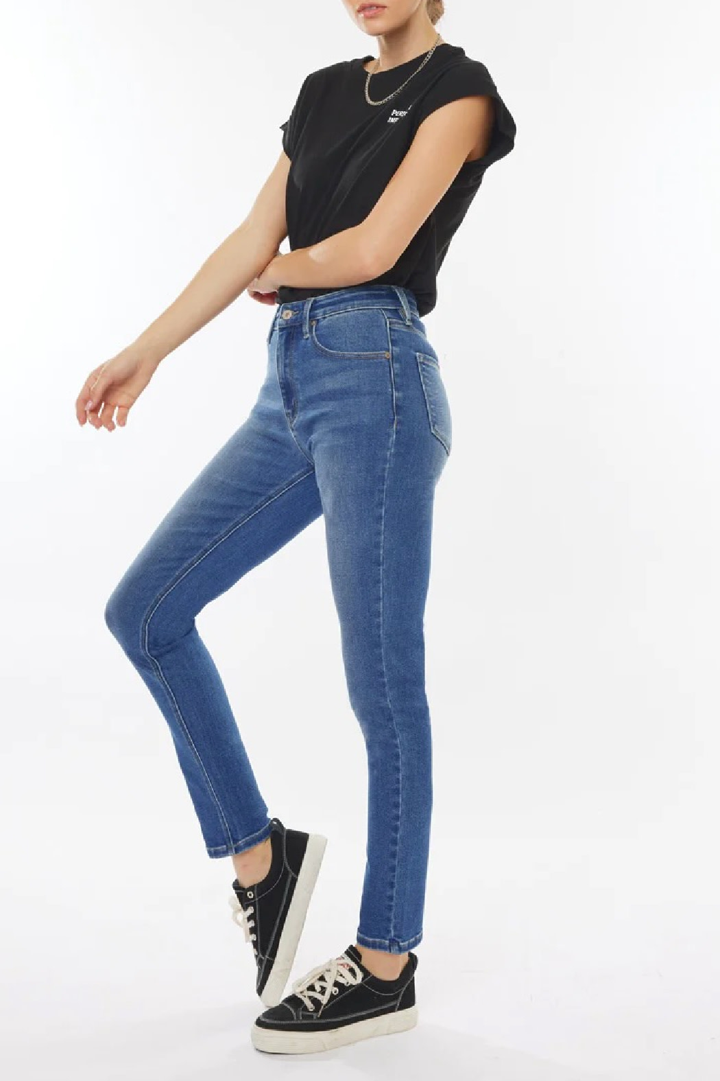 KanCan High Rise Clean Denim