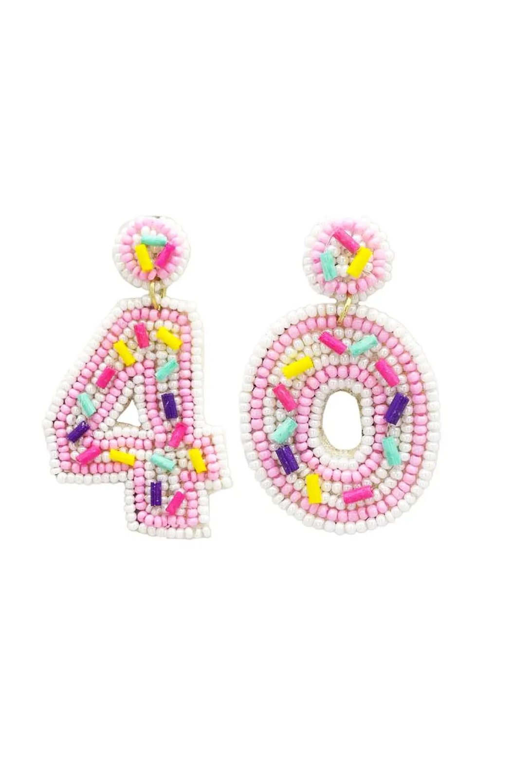 Viv & Lou 40 Bead Earrings
