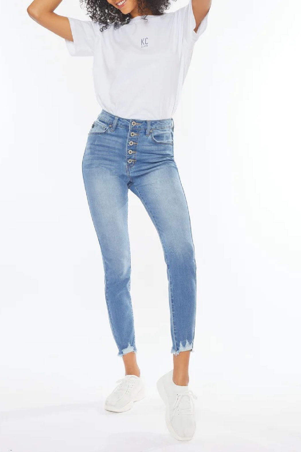 KanCan HighRise Button Fly Denim