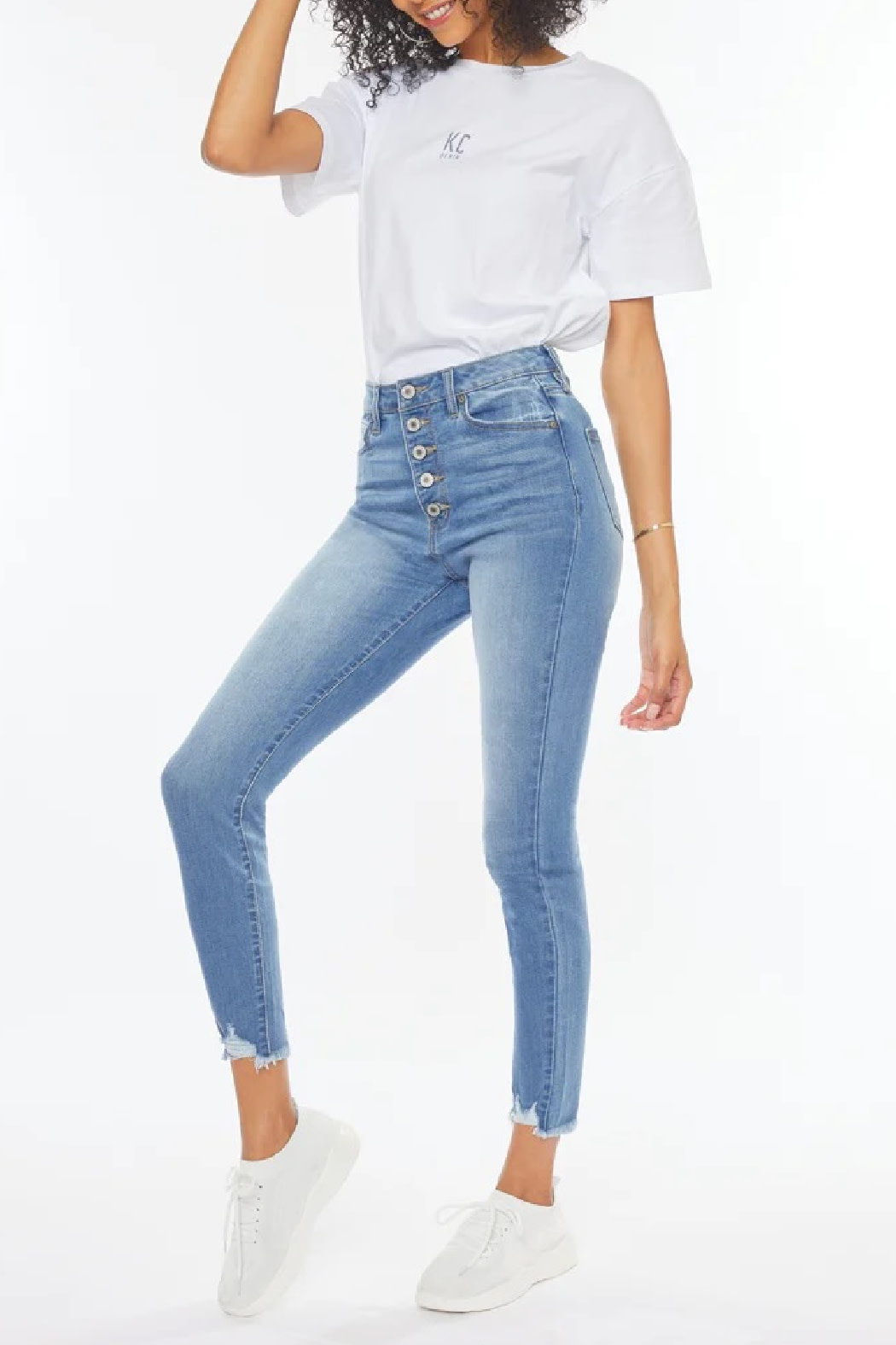 KanCan HighRise Button Fly Denim