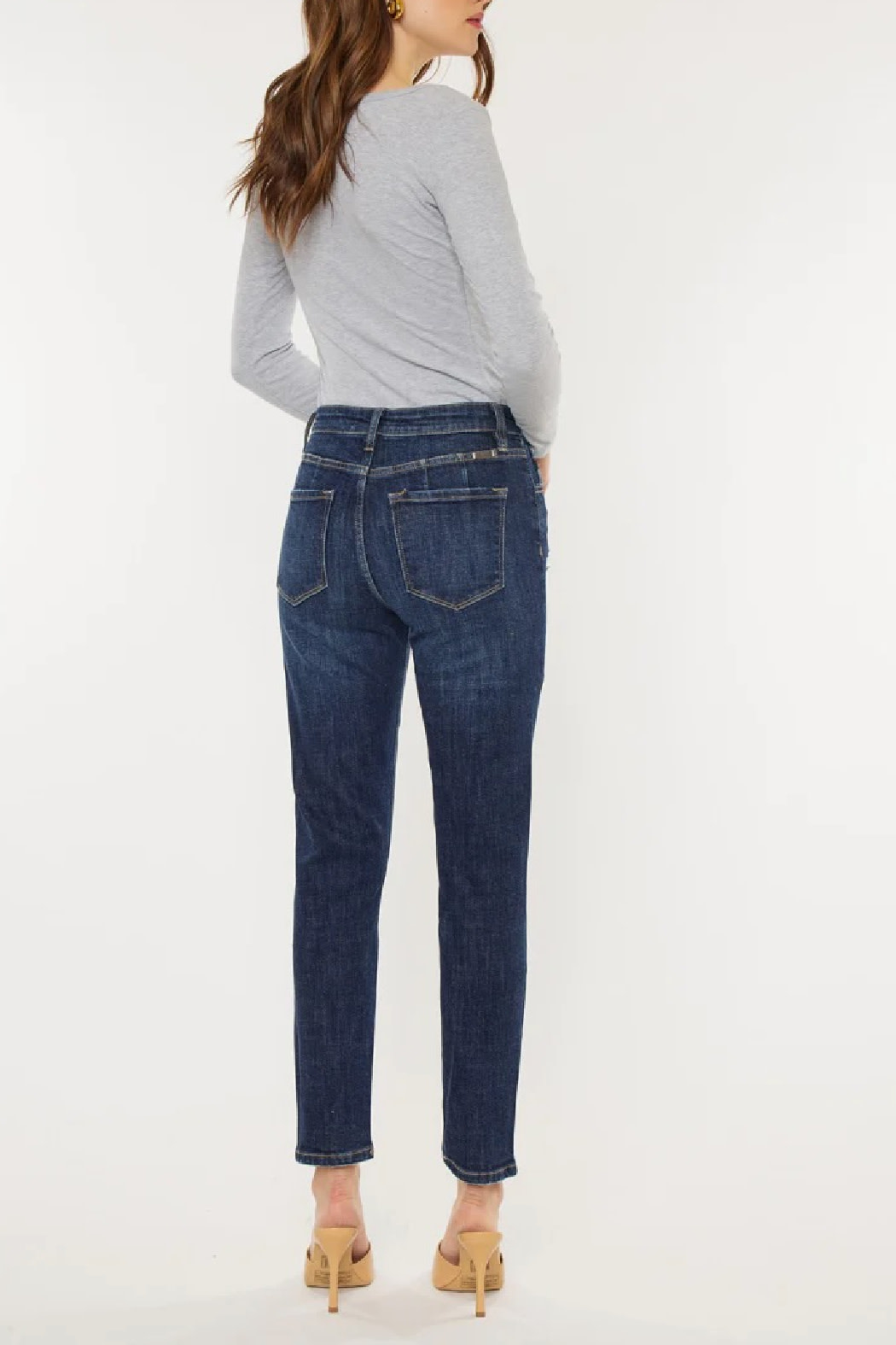 KanCan HighRise Straight Leg Denim