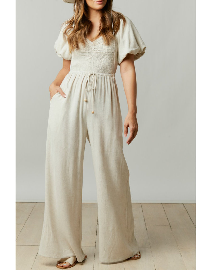 Puff Sleeve Jumpsuit Trend Boutique