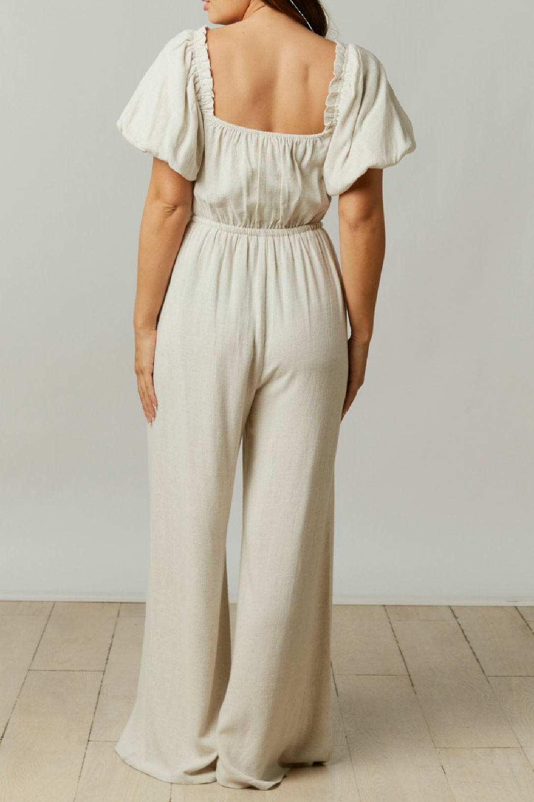 Fantastic Fawn Puff Sleeve Jumpsuit