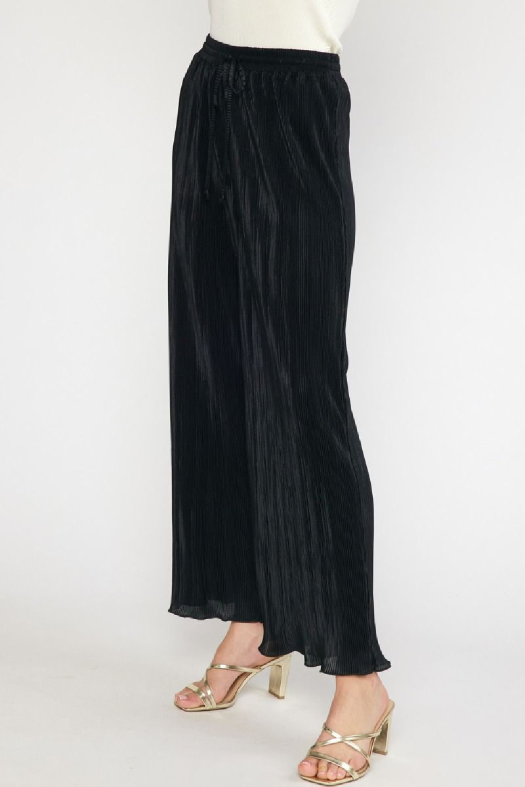 Entro Solid Wide Leg Pant