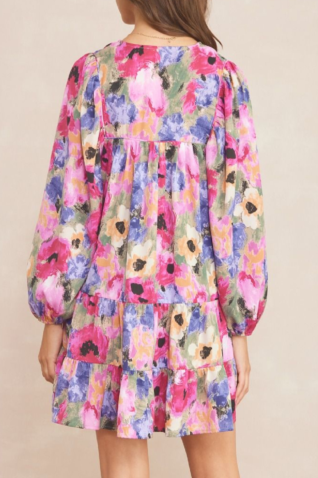 Entro Long sleeve floral dress