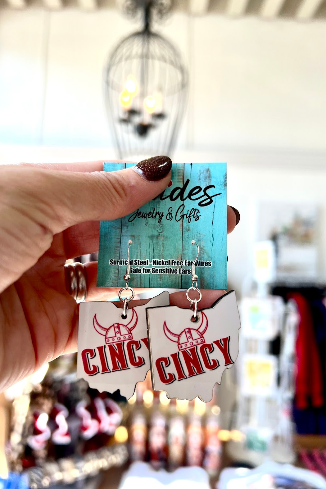 Shades Jewelry Cincy Viking Earrings