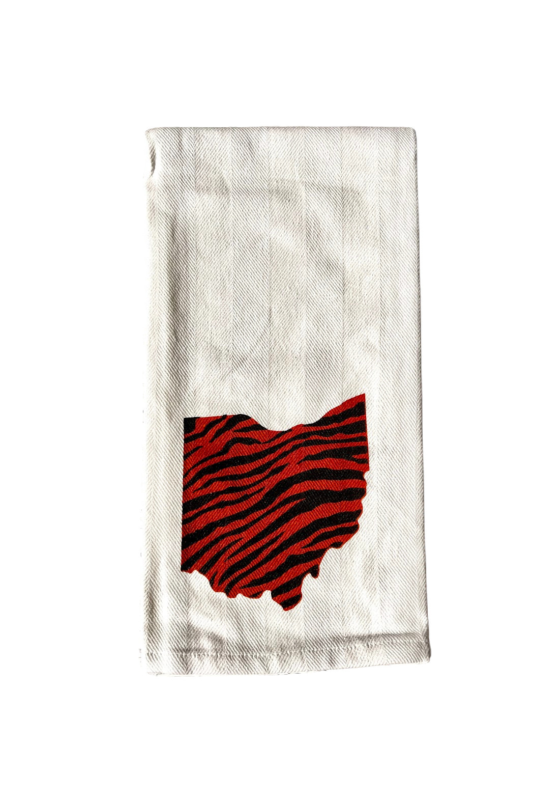Barrel Down South Tiger stripe Ohio towel