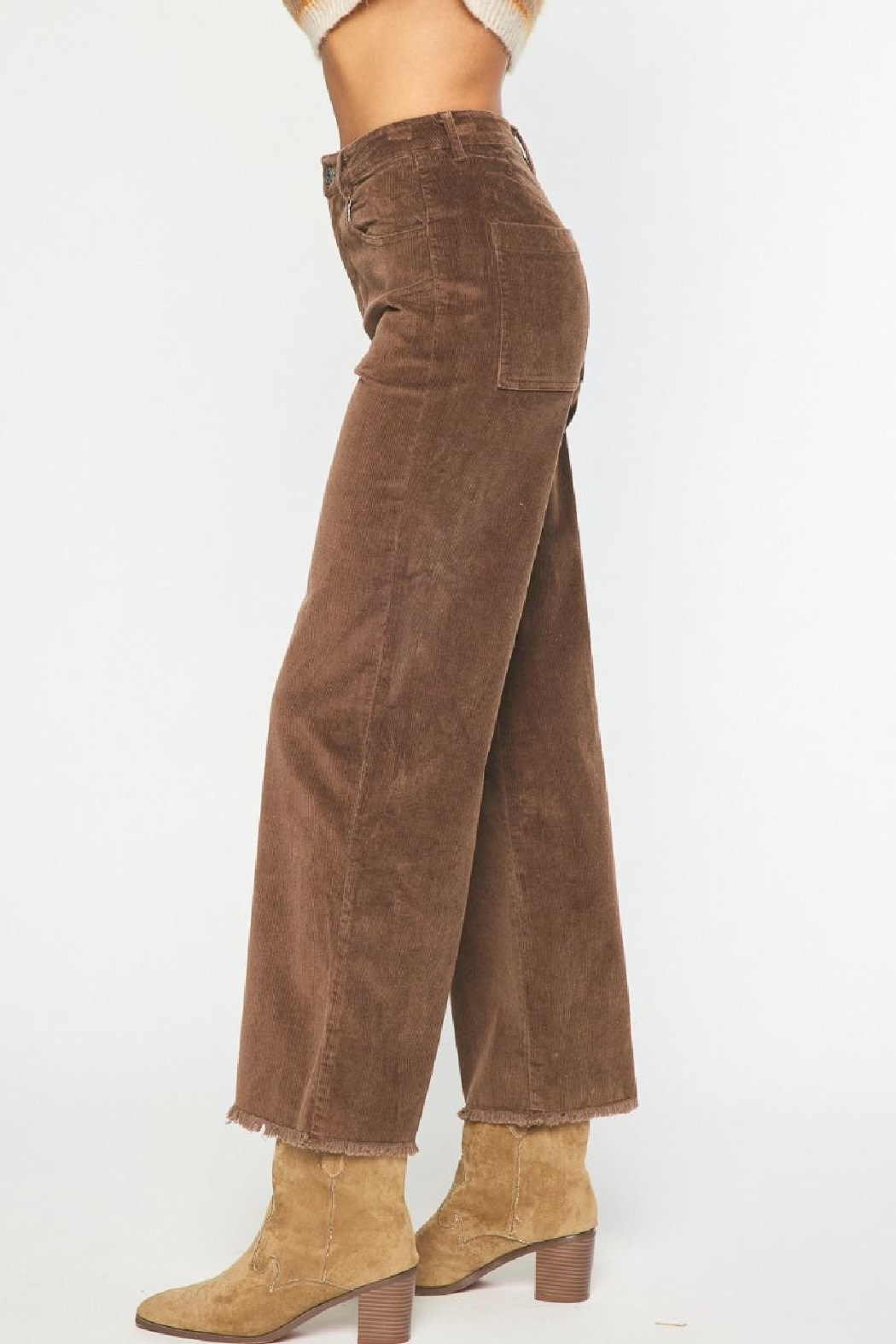 Entro High Waisted Corduroy Pants