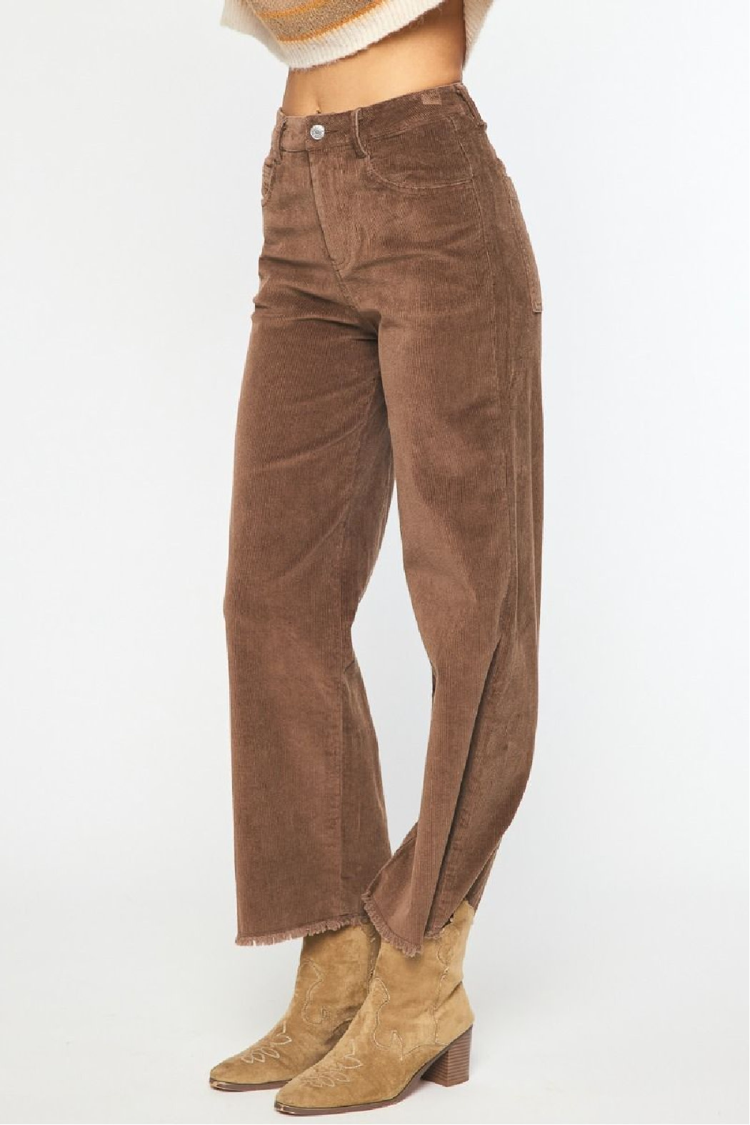 Entro High Waisted Corduroy Pants