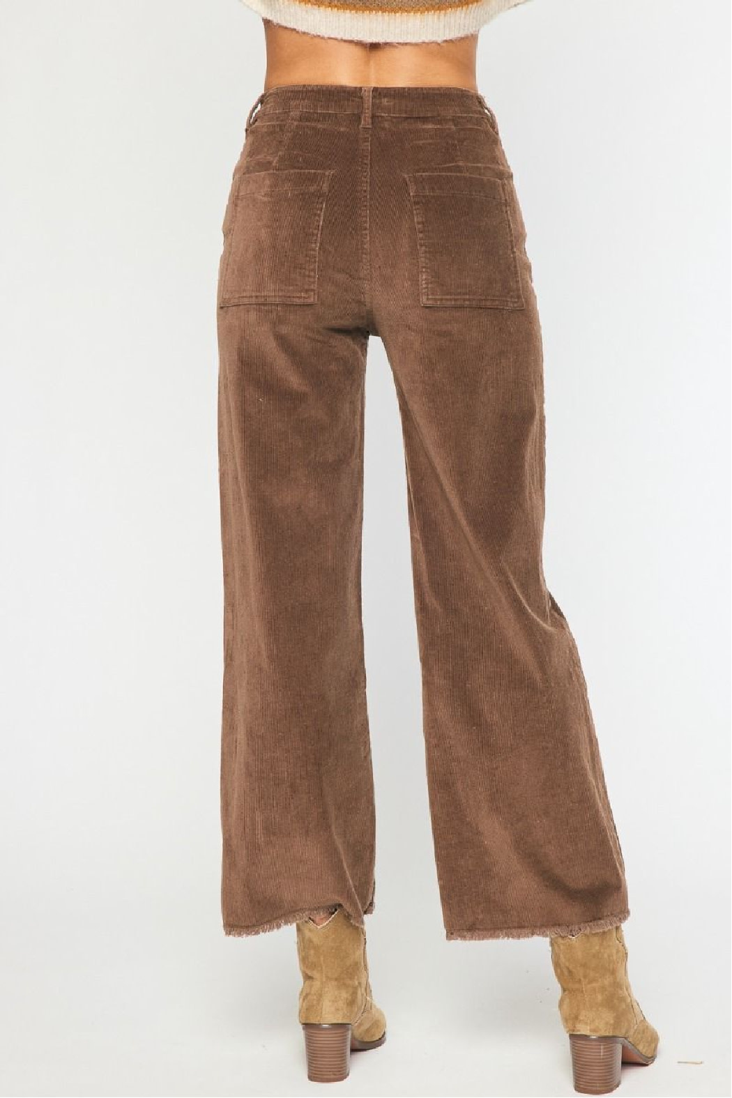 Entro High Waisted Corduroy Pants