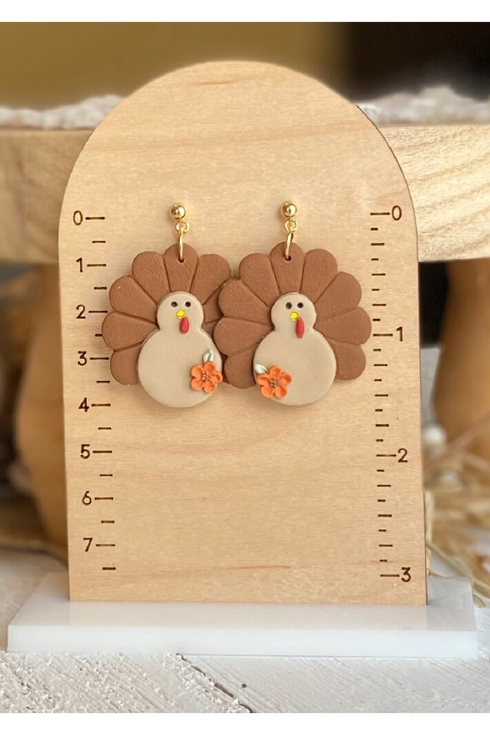 Clayhouse Colours Turkey earrings