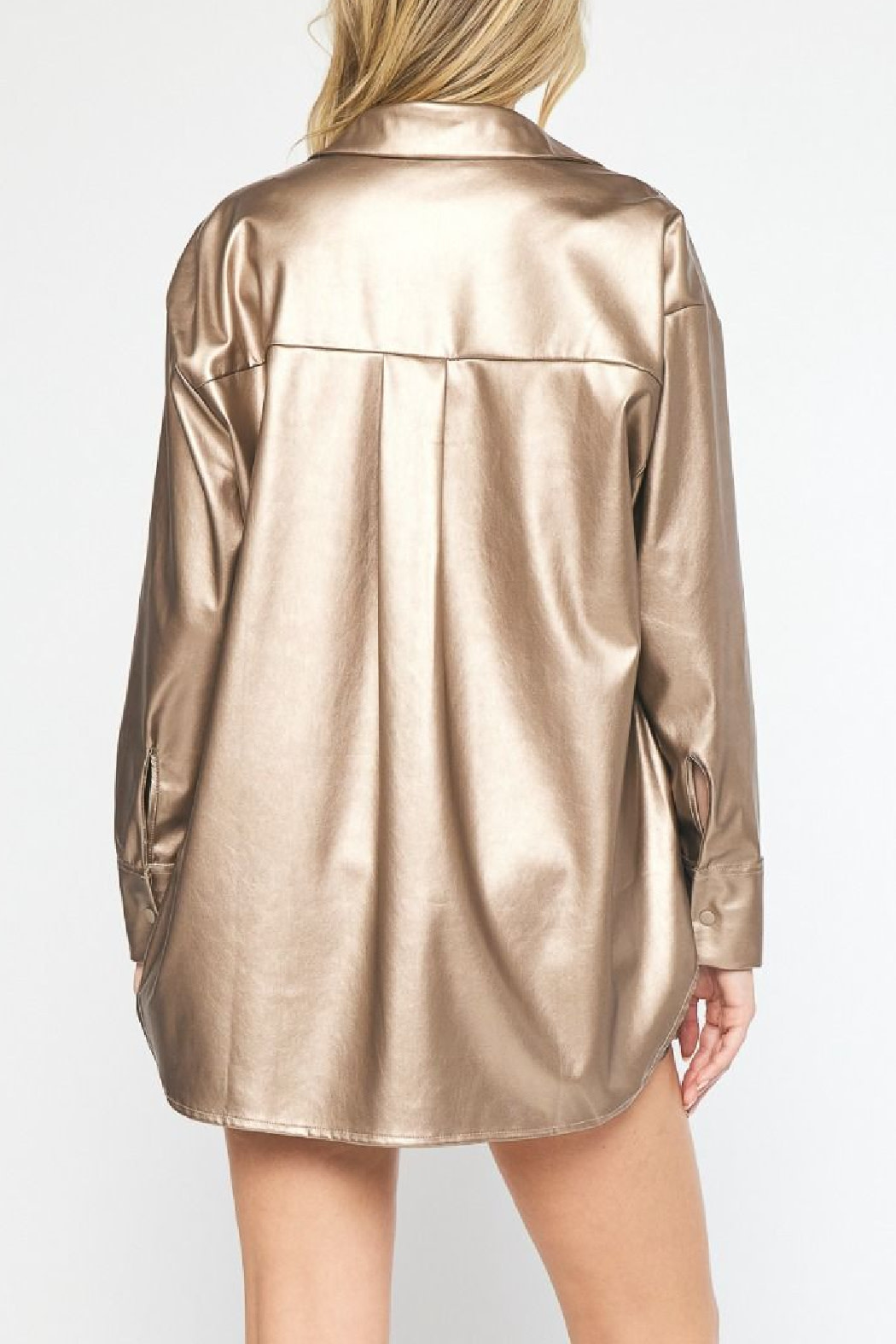 Entro Metallic Shacket