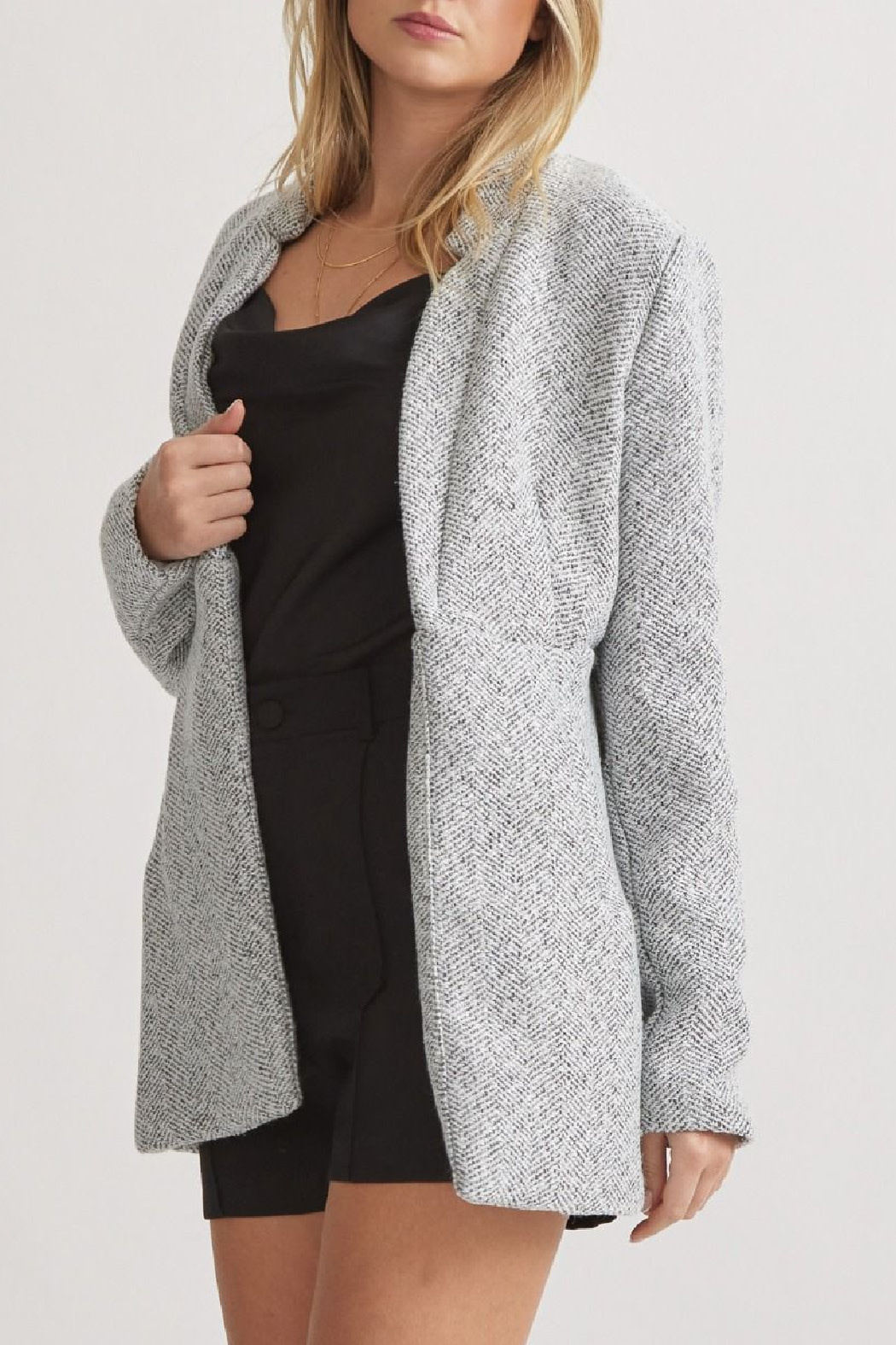 Entro Inverted Collar Blazer