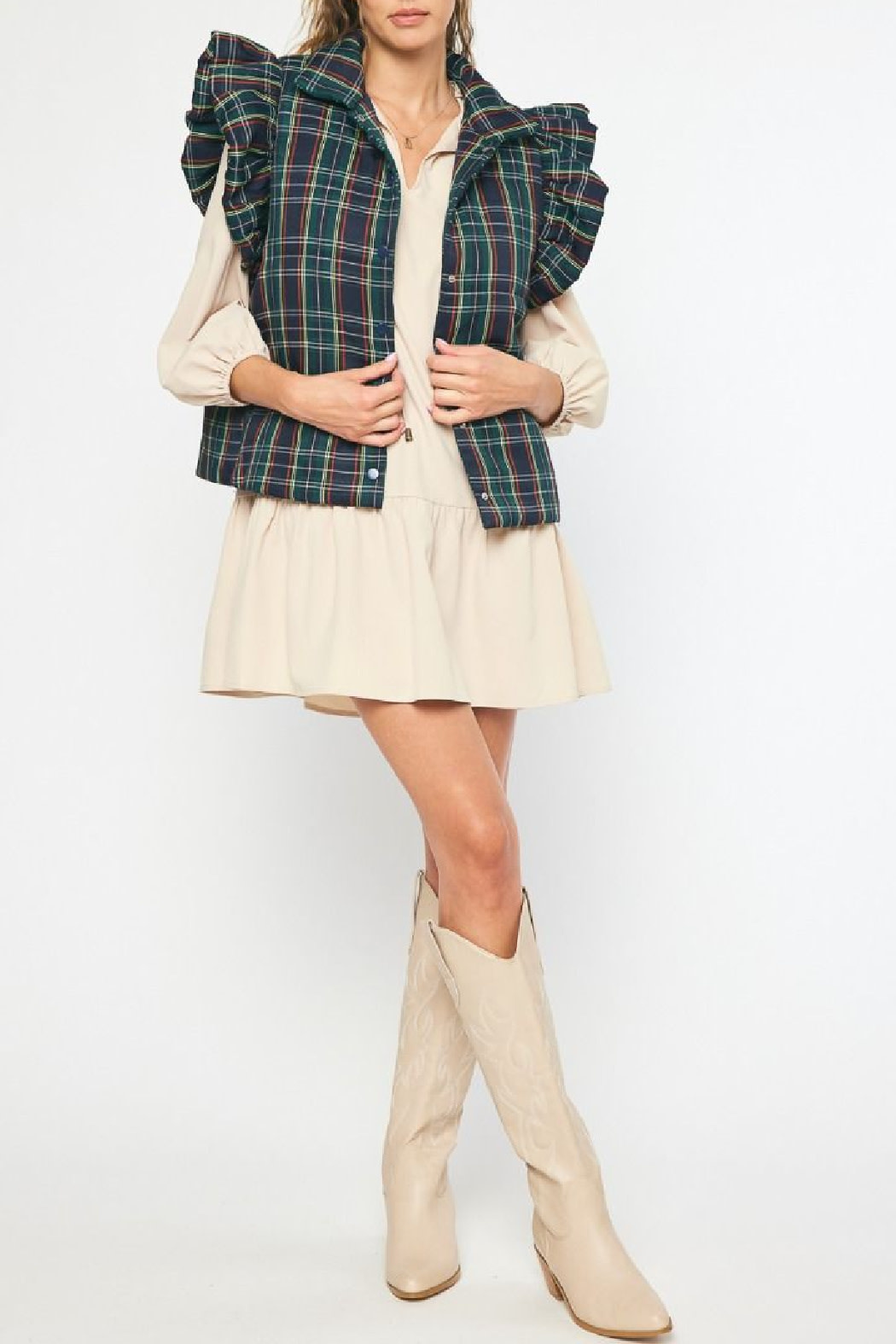 Entro Plaid Vest