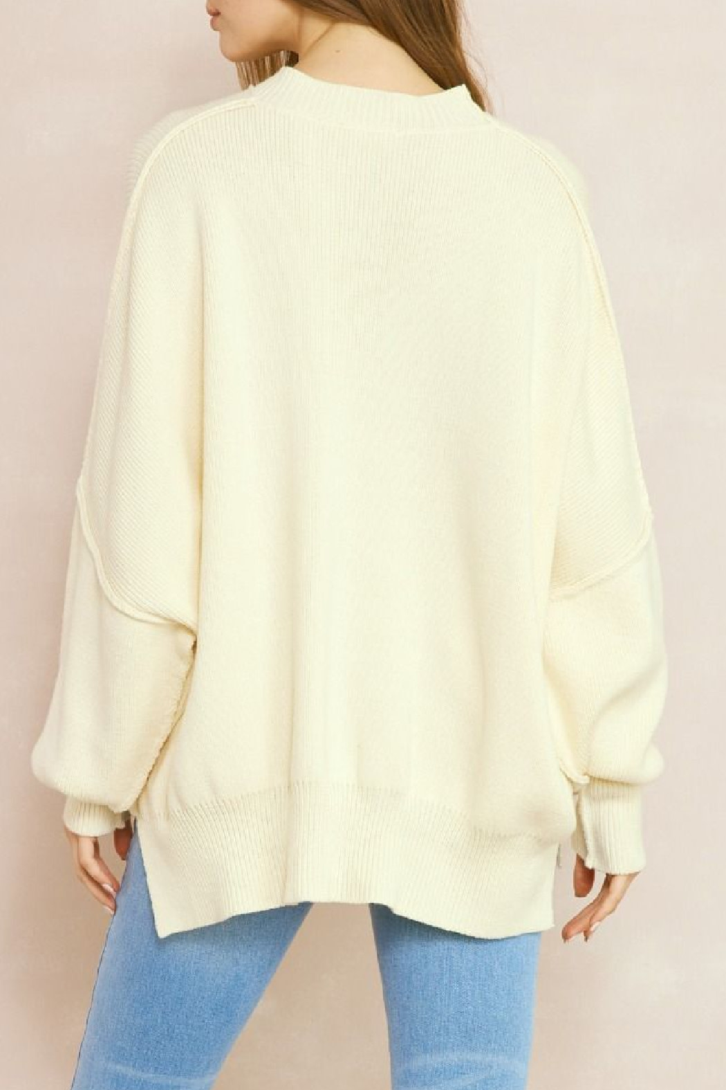 Oversized Knit Sweater - Trend Boutique