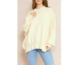 ニット・セーター IONSEOUL Bay Lettering Oversized Fit Heavy Knitwear ETCYY Womens Oversized Sweaters Fall 2025 Fashion Clothes
