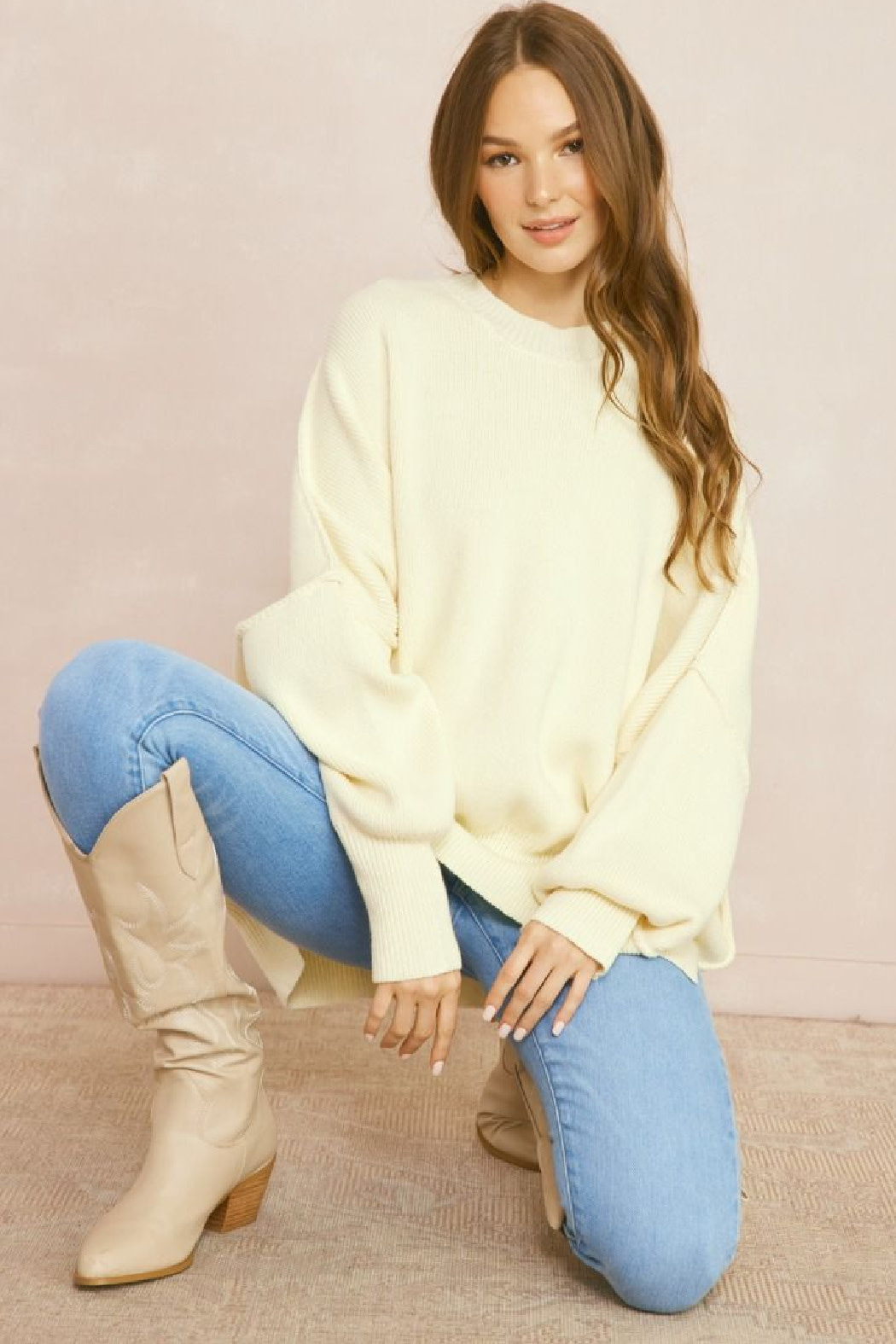 Entro Oversized Knit Sweater