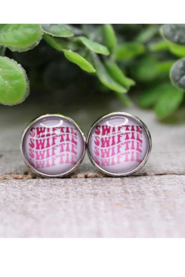 Trend Boutique Swiftie Repeat stud earrings