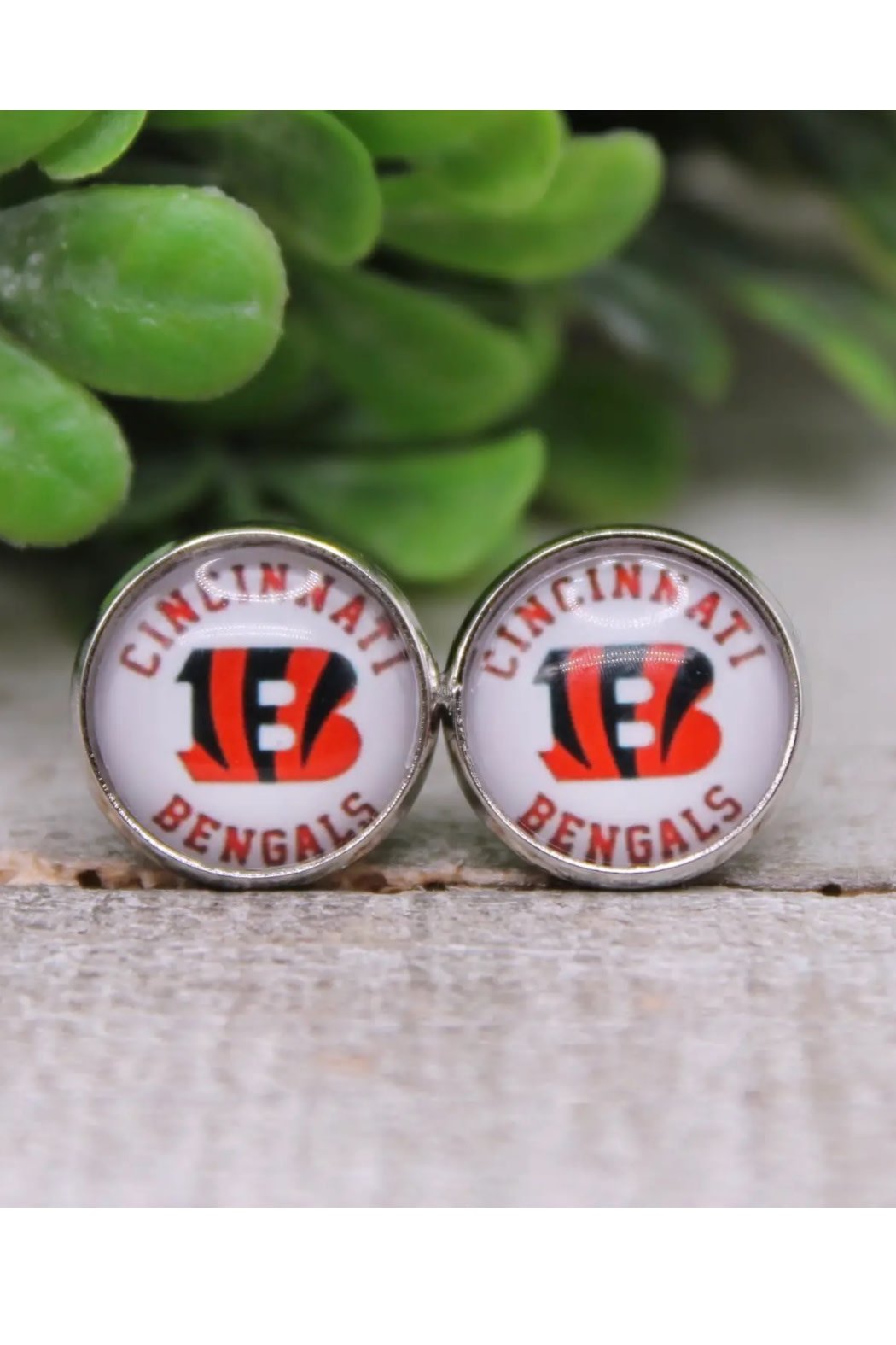 Trend Boutique Bengals Stud Earrings