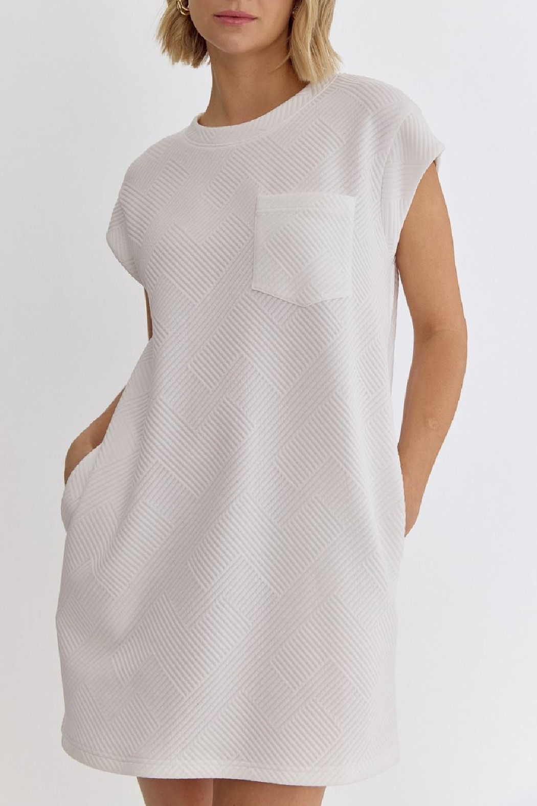 Entro Textured knit Dress