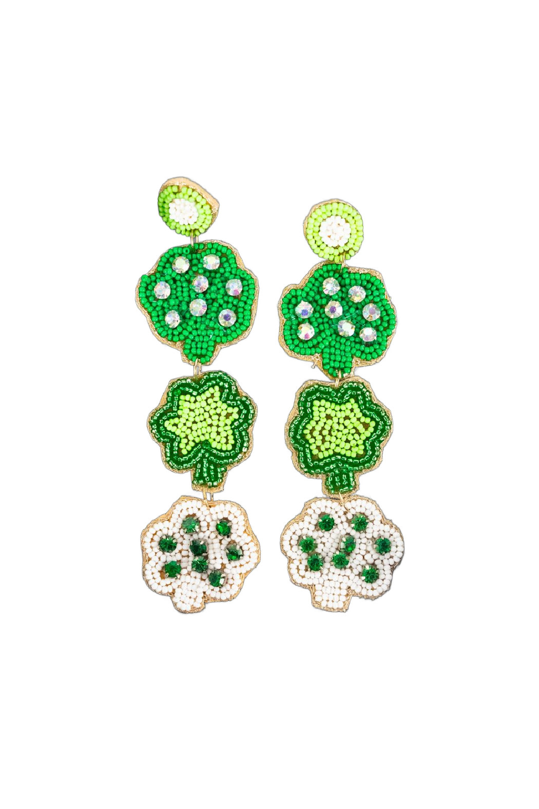 Viola Tiered Irish Earrings