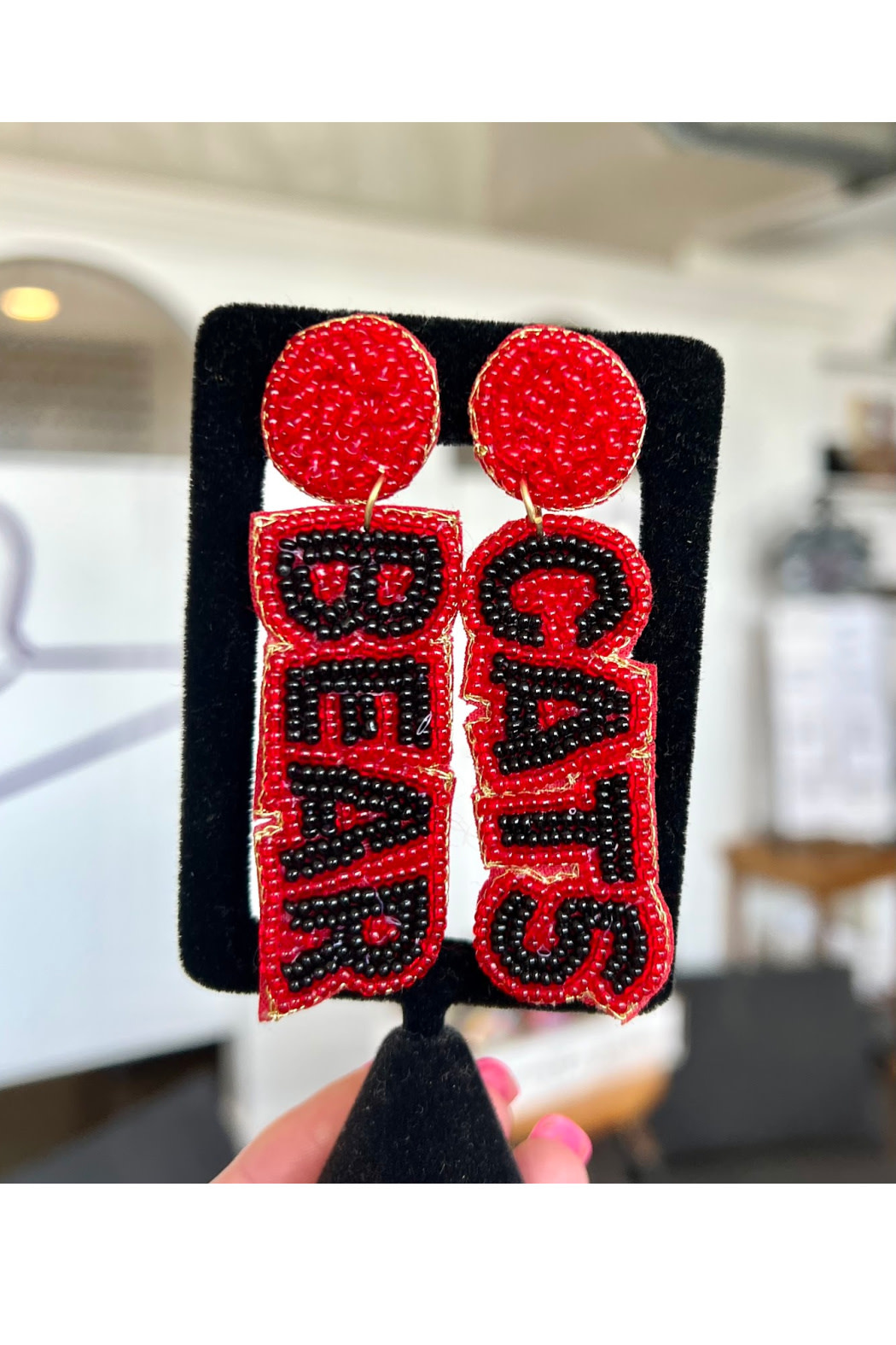Trend Boutique Bearcats Earrings