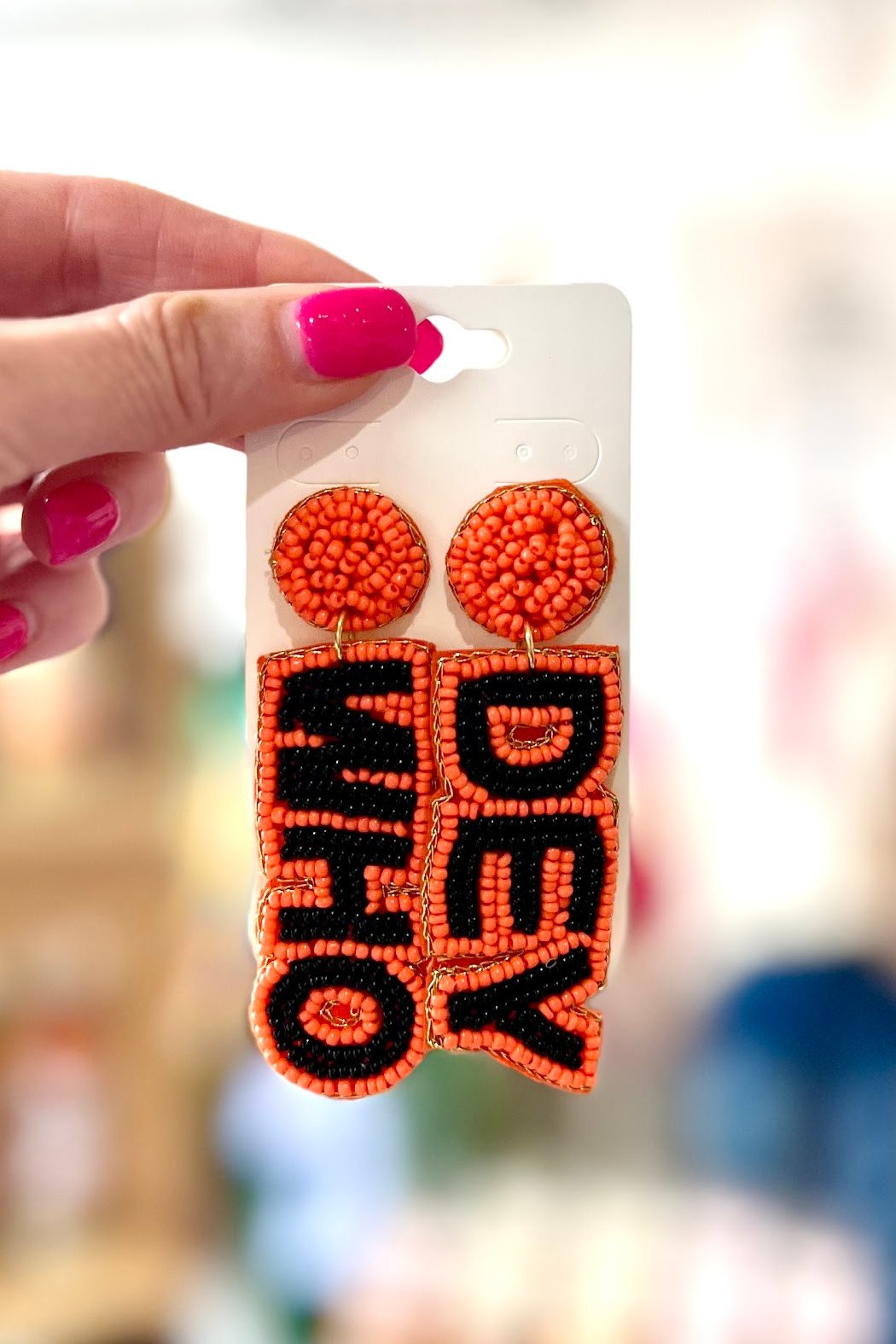 Trend Boutique Who Dey Earrings