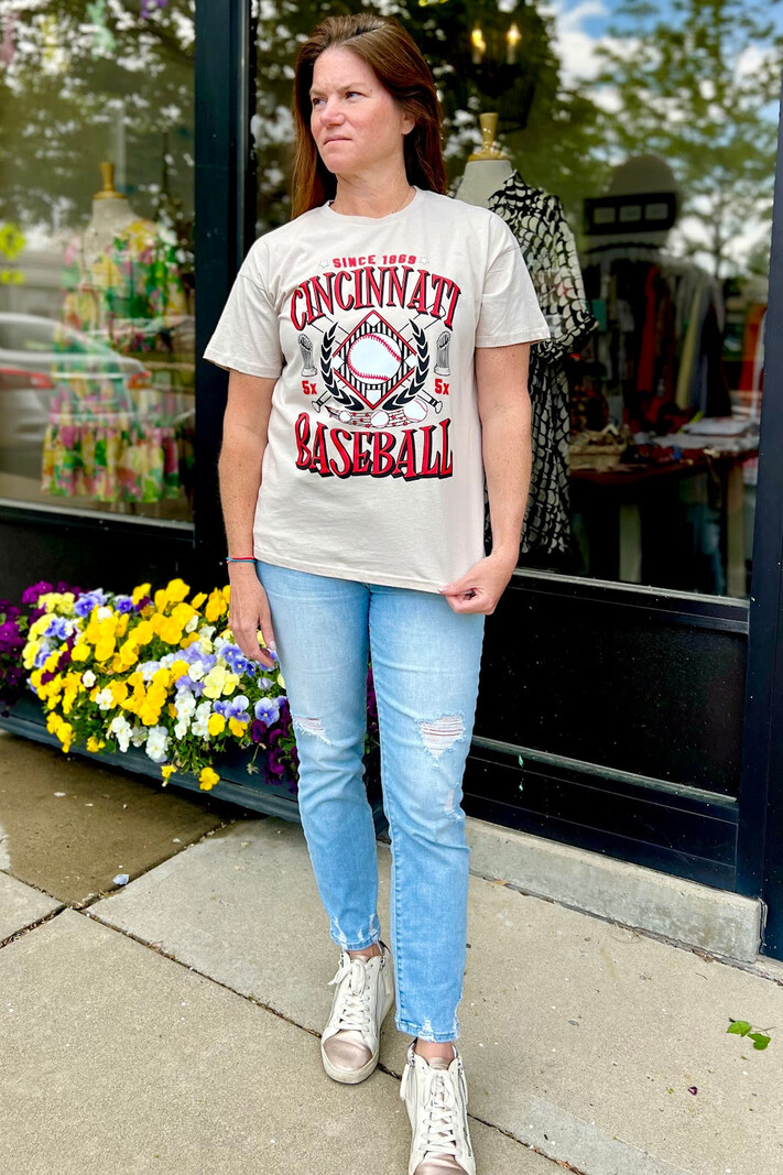 Trend Boutique Cincinnati Baseball tee