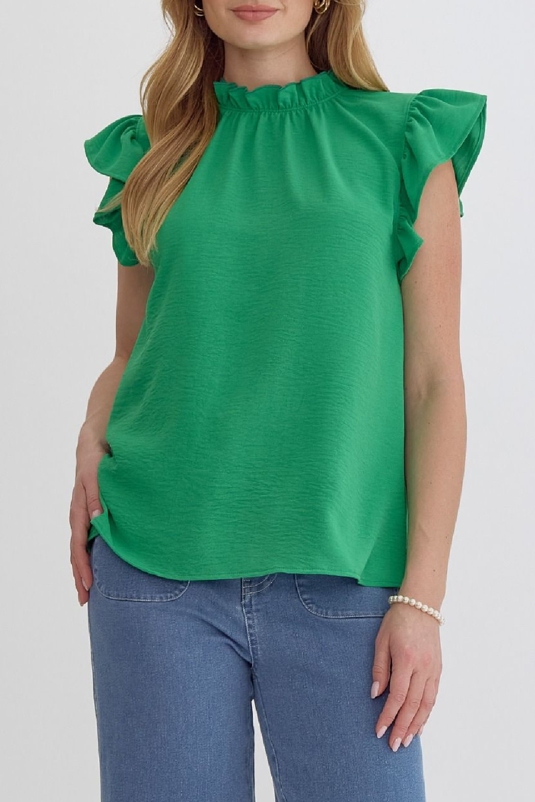 Entro High Neck Sleeveless Top