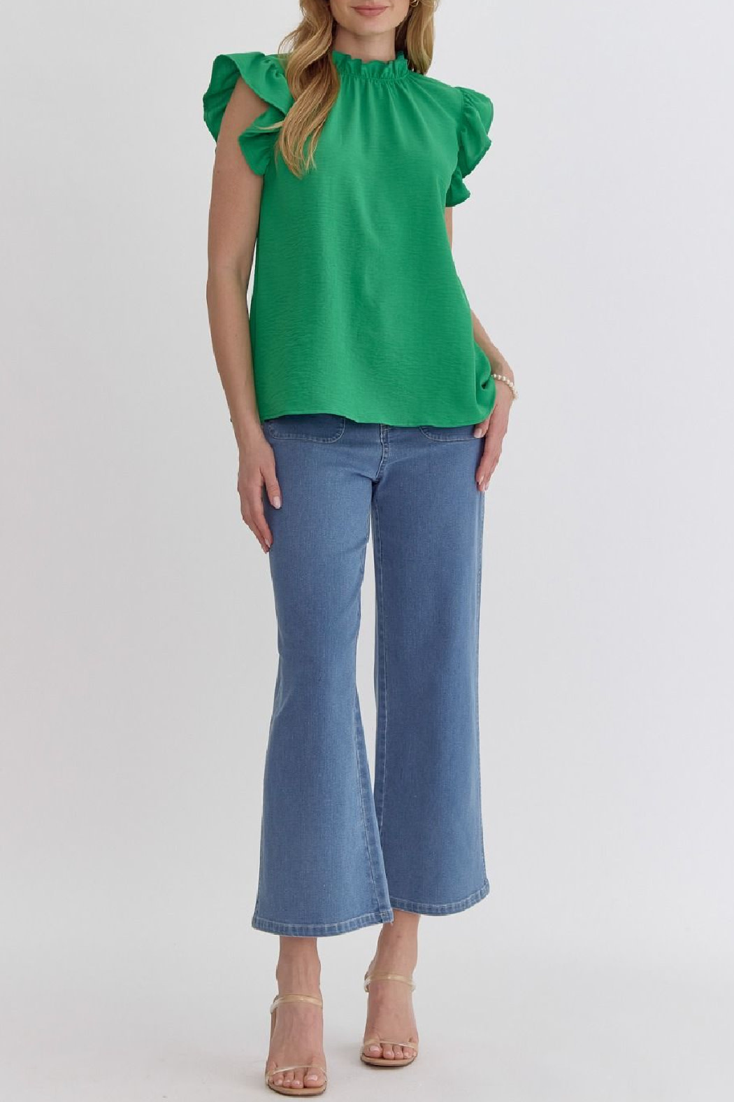 Entro High Neck Sleeveless Top