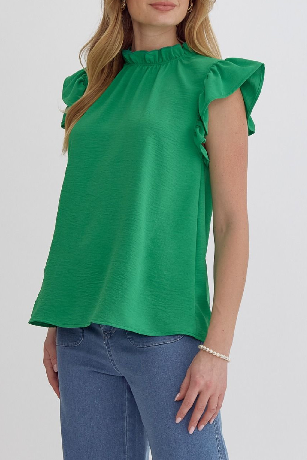 Entro High Neck Sleeveless Top