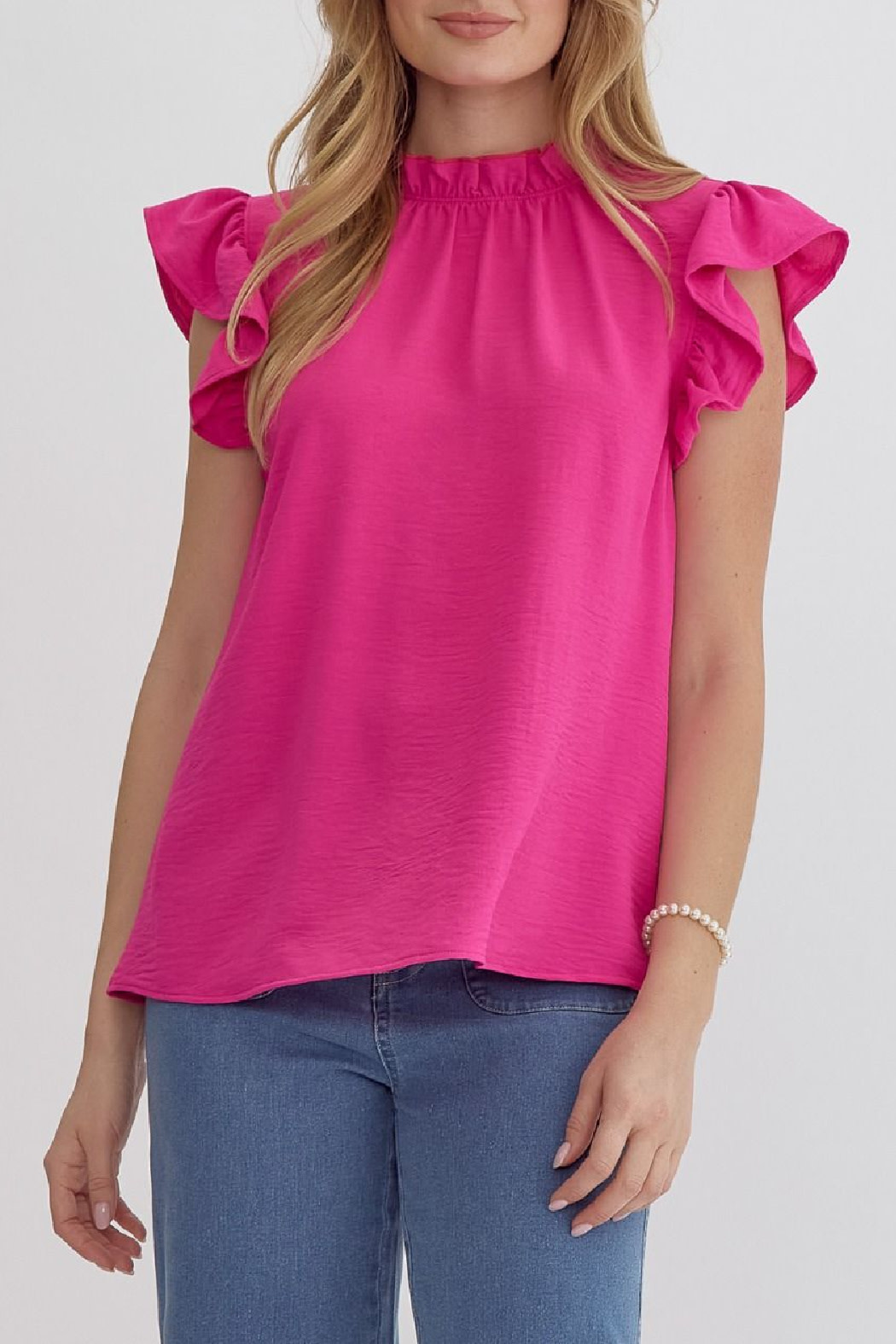 Entro High Neck Sleeveless Top