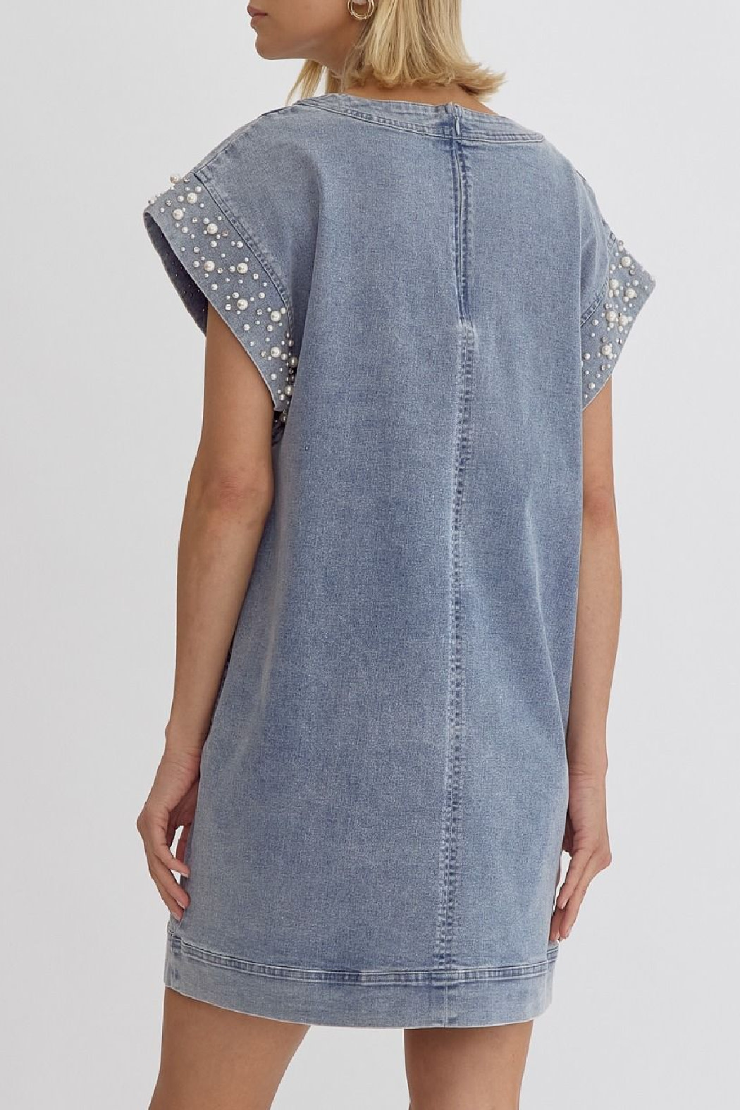 riu Rちゃん Tulle docking denim dress インディゴ 今週のRiu新作📢💙 5/21(水)19:00〜発売開始 ・Tulle docking