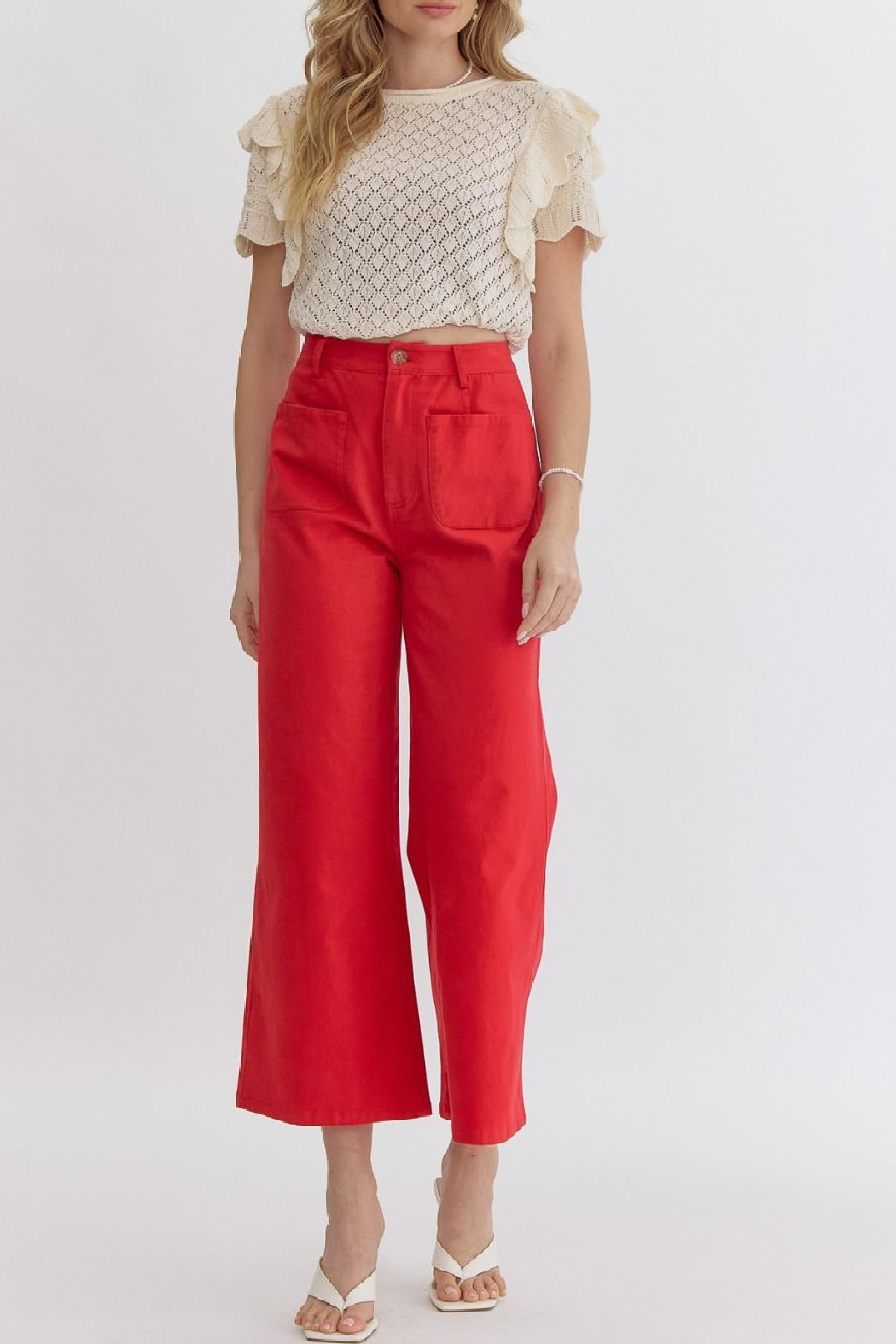 Entro High Waisted Front Pocket pants