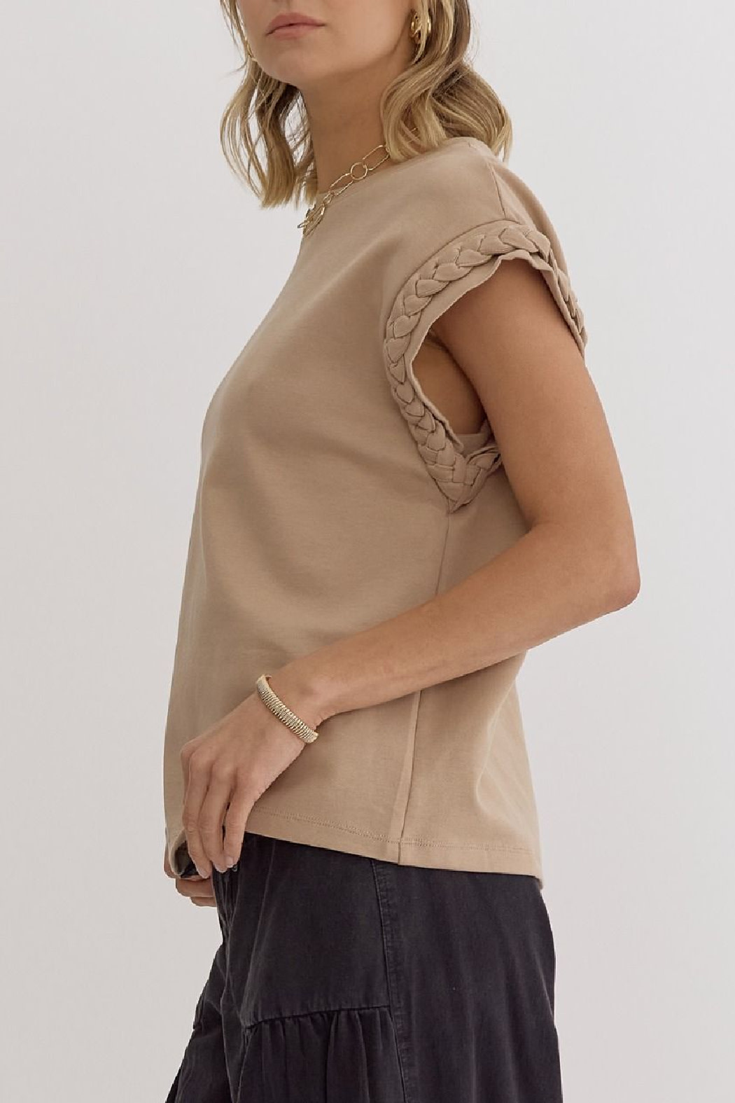 Entro Braided Cuff Top