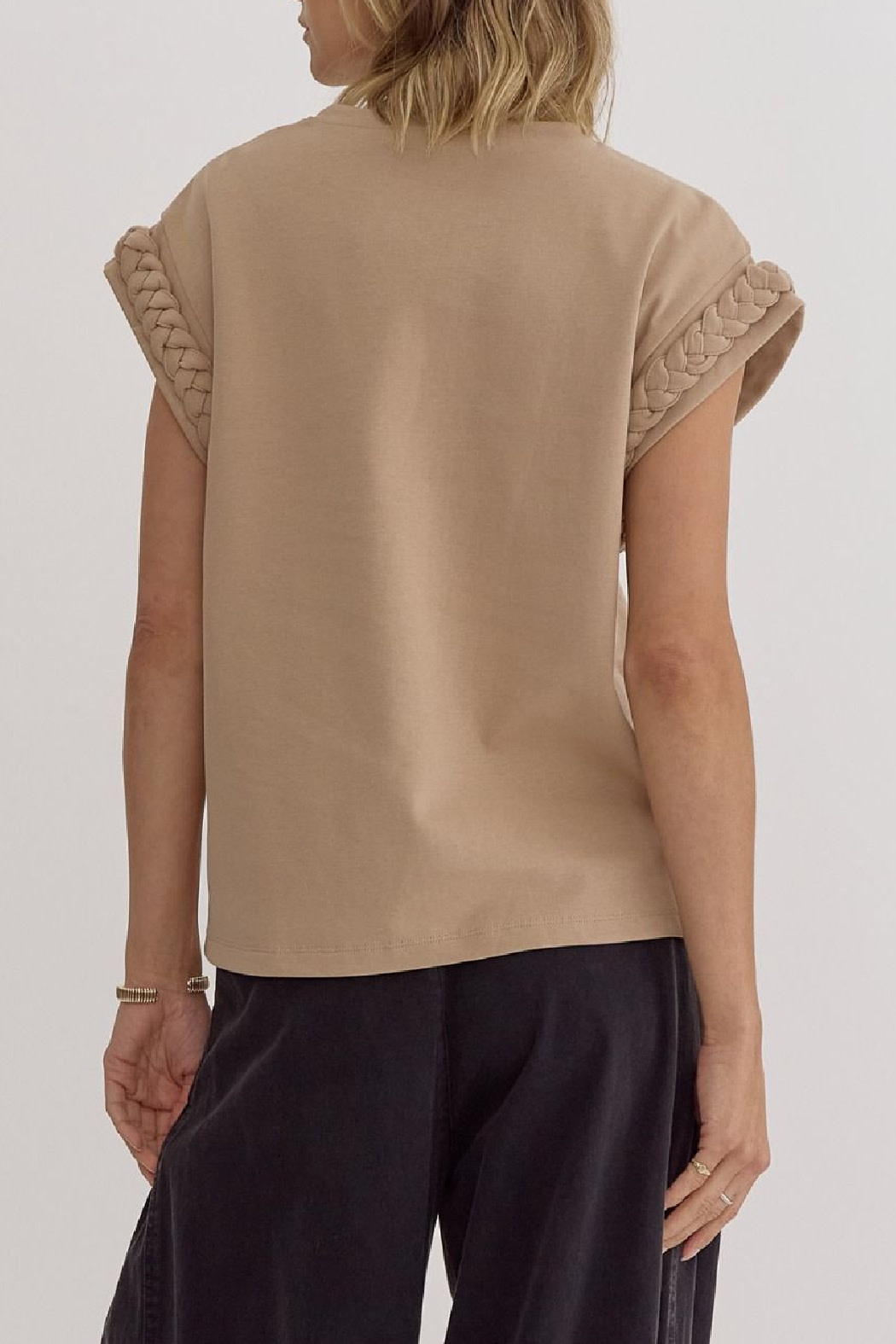 Entro Braided Cuff Top