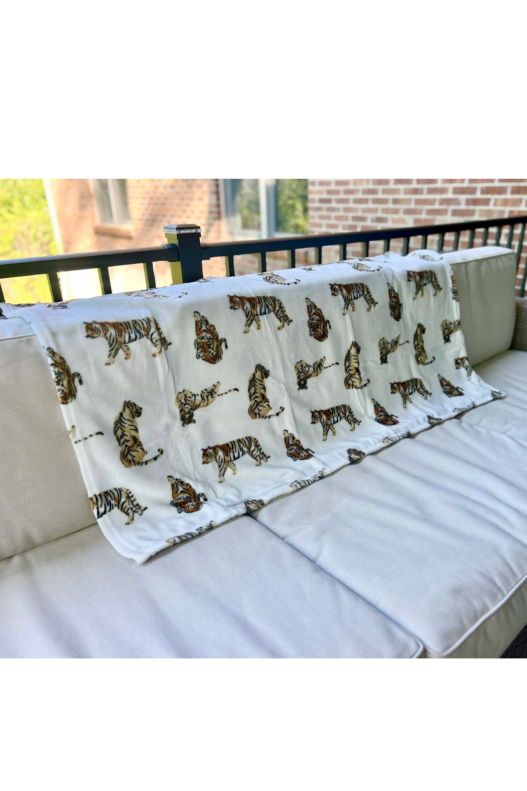 The Royal Standard Bengal Tiger Blanket Throw