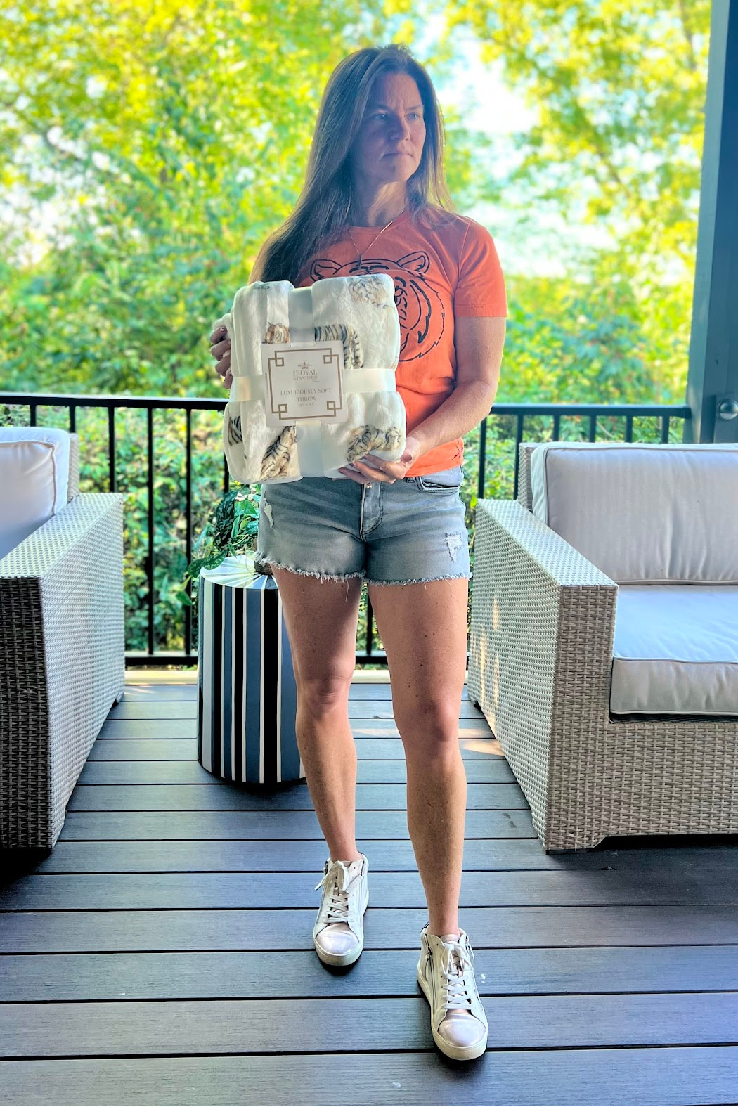 The Royal Standard Bengal Tiger Blanket Throw