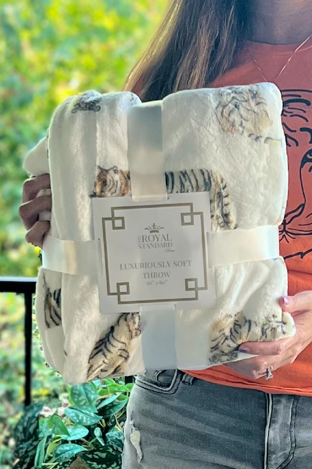The Royal Standard Bengal Tiger Blanket Throw