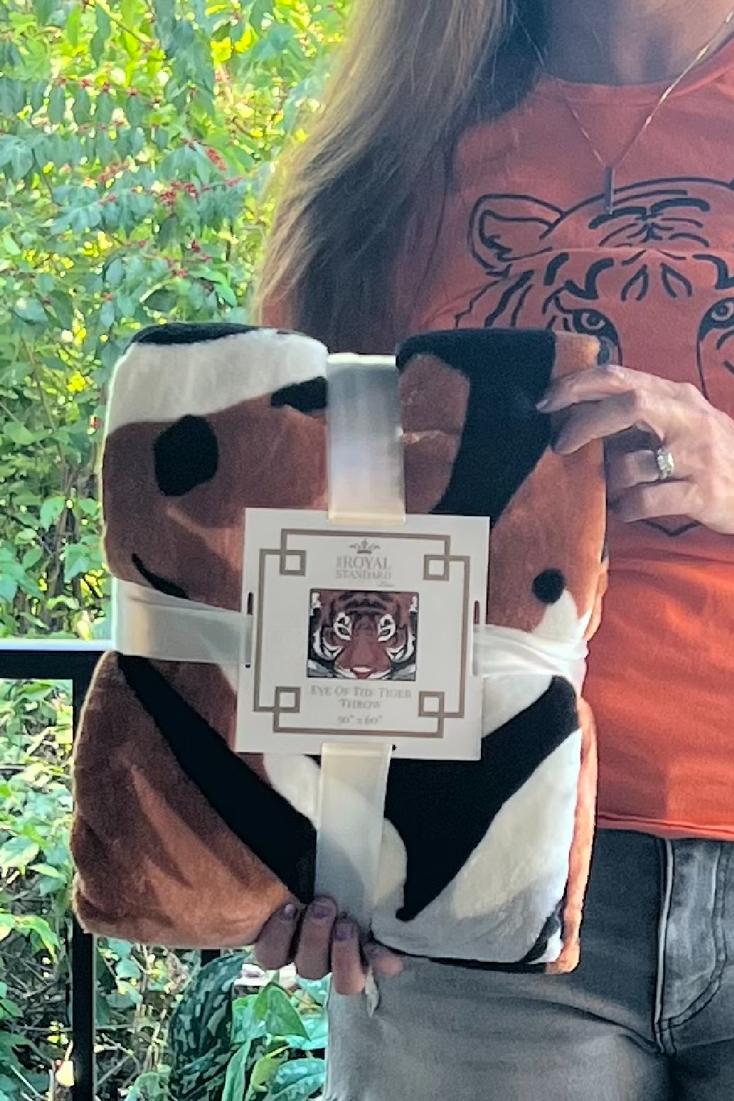 The Royal Standard Eye of the Tiger Blanket Throw