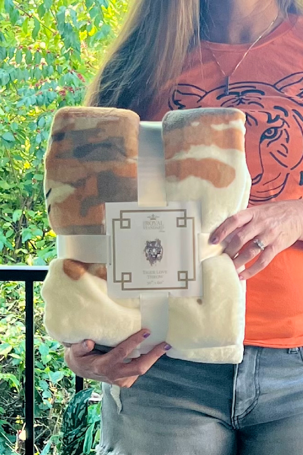 The Royal Standard Tiger Face Blanket Throw