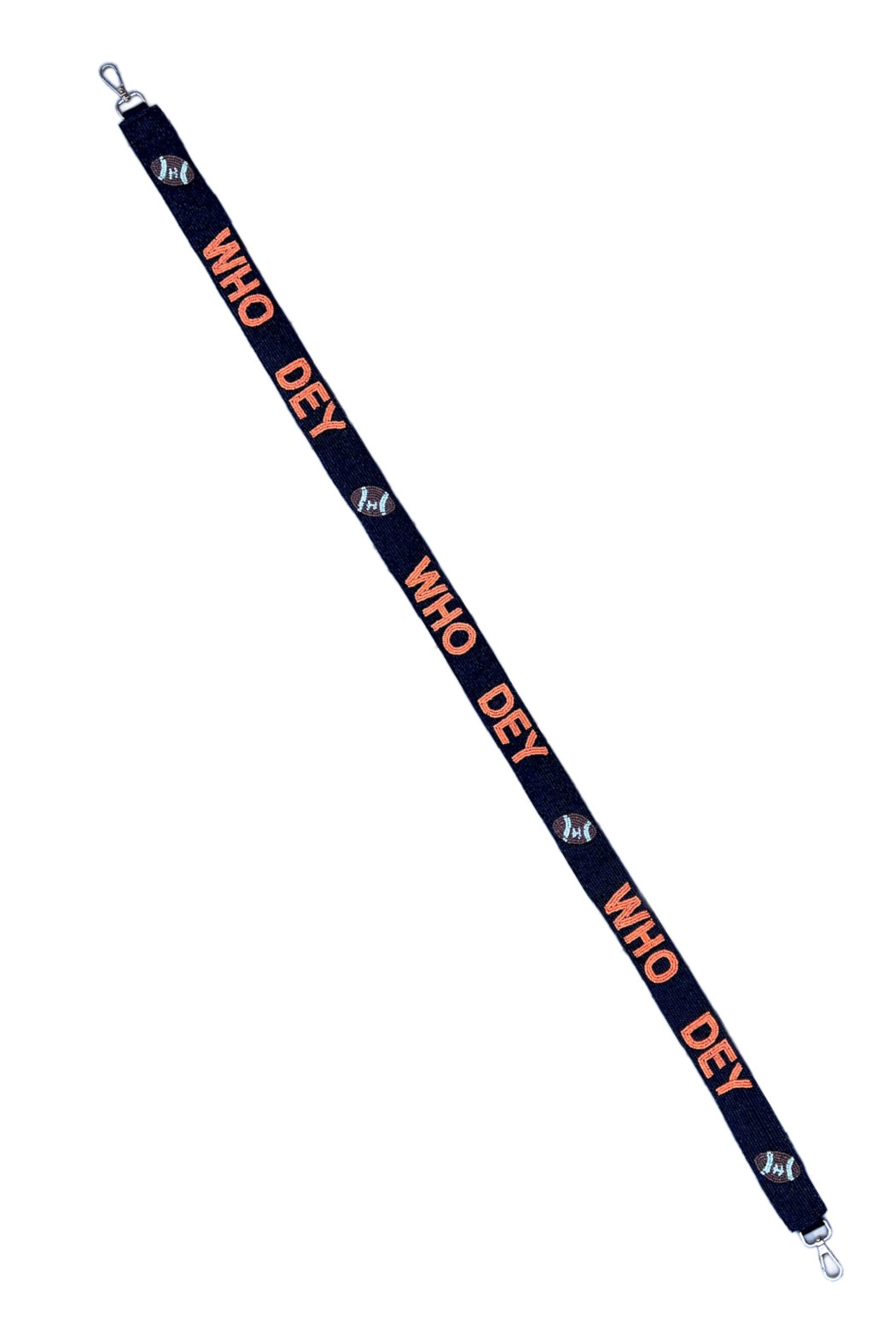 Trend Boutique Who Dey Football Purse Strap